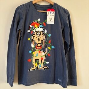 Life is Good Graphic Long Sleeve Shirt Size Small NWT